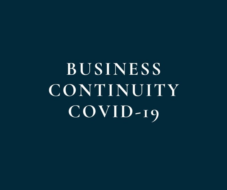 Business continuity COVID 19